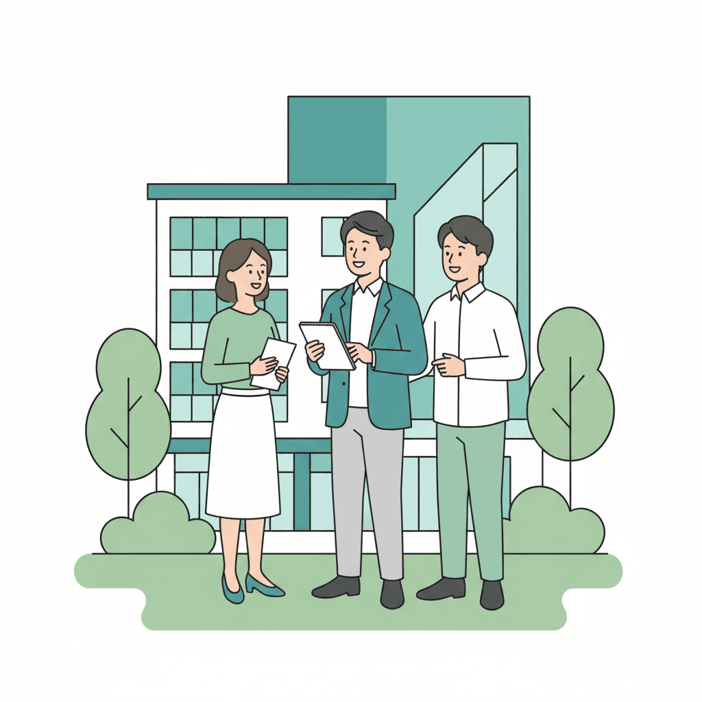 マンション管理士によるサポートの様子